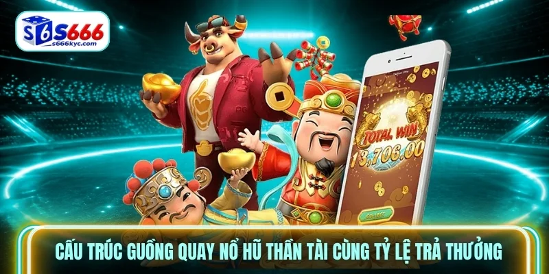 Cấu trúc guồng quay nổ hũ thần tài cùng tỷ lệ trả thưởng