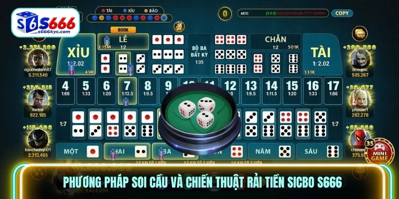 Phương pháp soi cầu và chiến thuật rải tiền Sicbo S666 Phương pháp soi cầu và chiến thuật rải tiền Sicbo S666